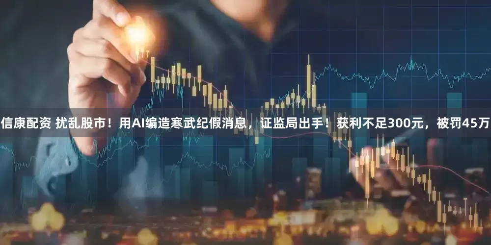 信康配资 扰乱股市！用AI编造寒武纪假消息，证监局出手！获利不足300元，被罚45万